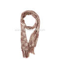 Women's Knitted Space Dye Tassel Long Scarf